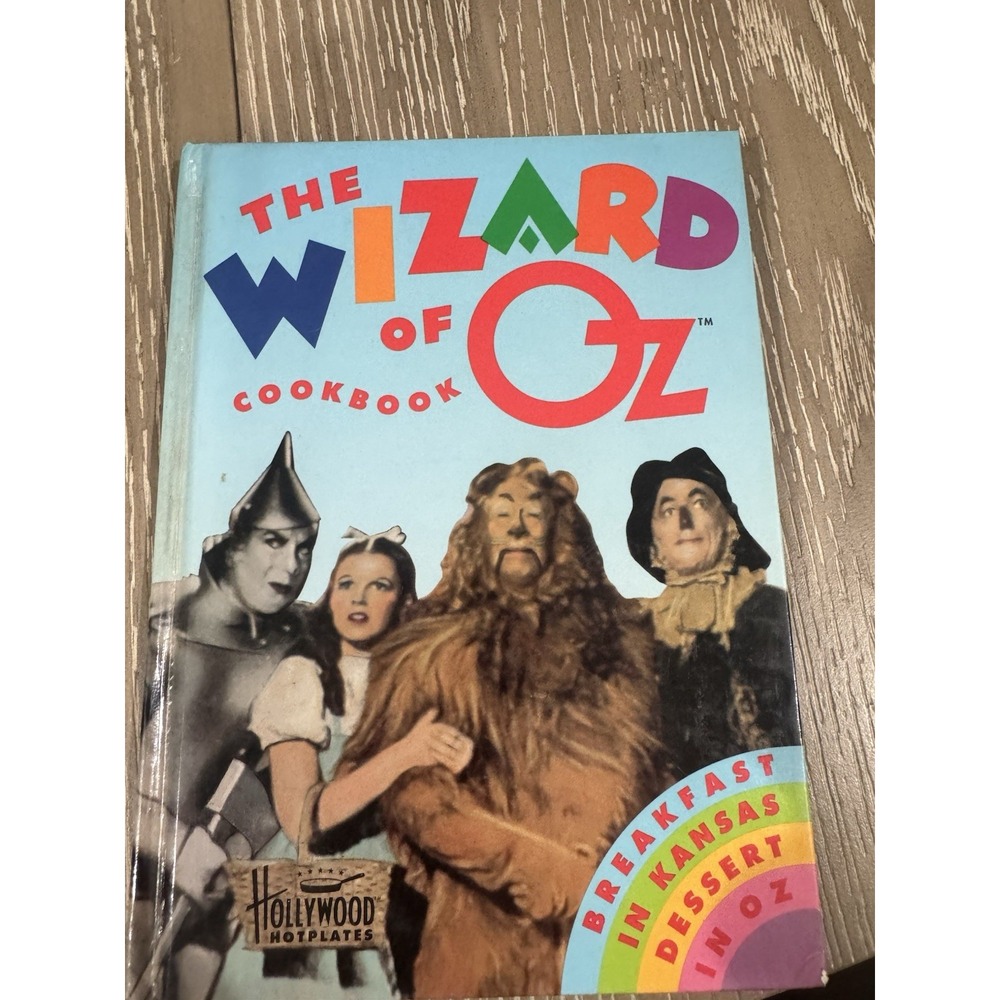 Vintage 1993 Wizard of Oz Cookbook Hardcover Abbeville Hollywood